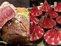 火锅涮肉VS牛排 份量大比拼呦！